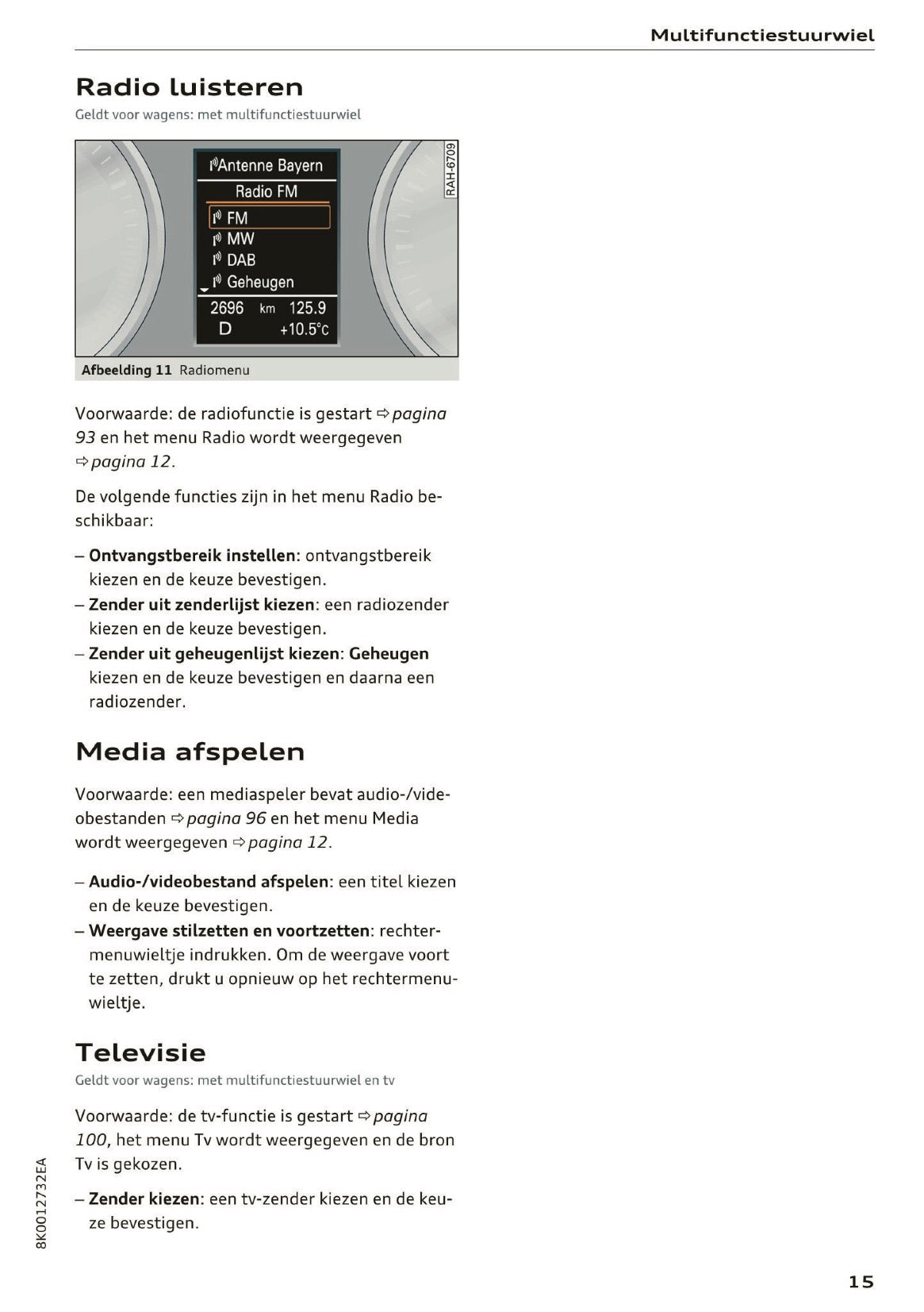 2015-2016 Audi A5 MMI Navigation Plus Manual | Dutch