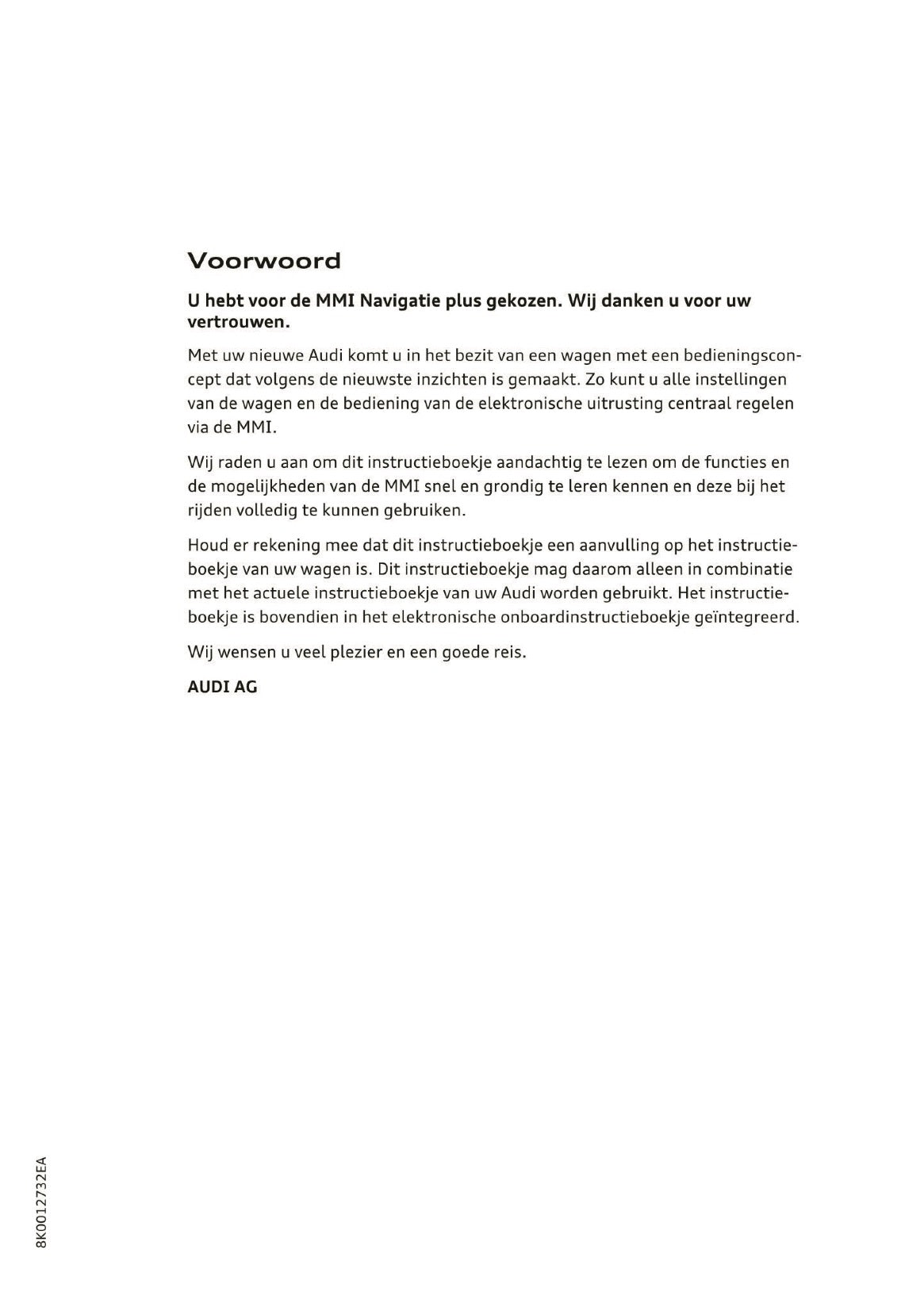 2015-2016 Audi A5 MMI Navigation Plus Manual | Dutch