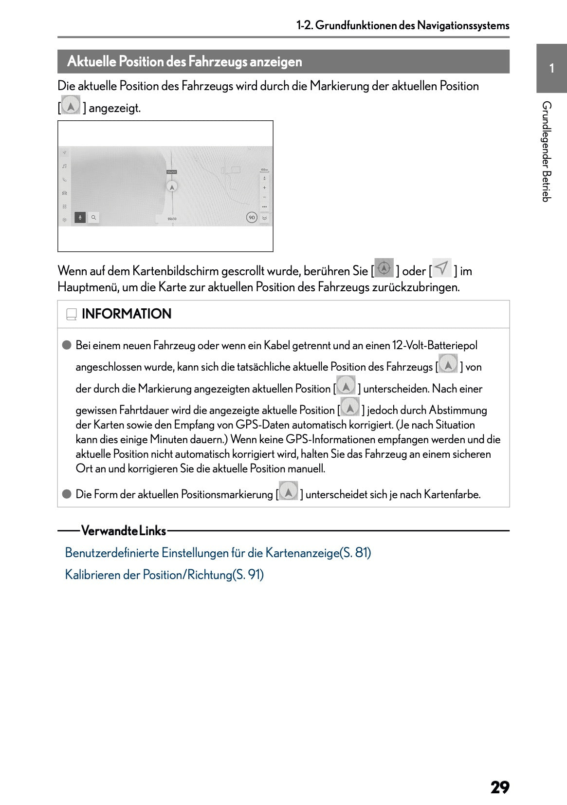 2025-2026 Lexus LBX Navigation Anleitung | Deutsch
