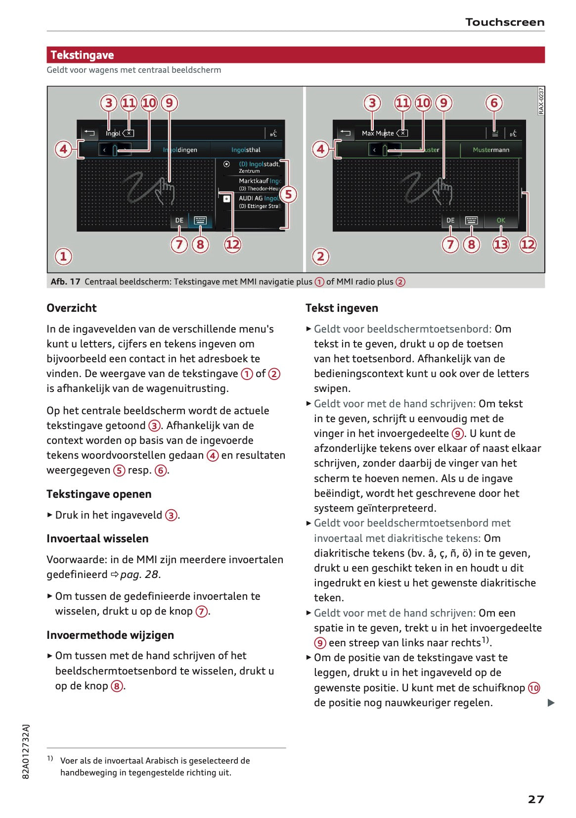 2022 Audi A1 Owner's Manual | Dutch