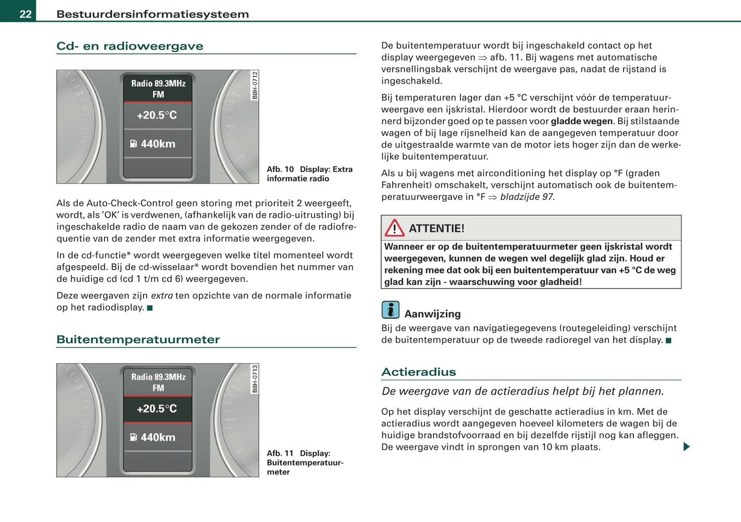 2007-2008 Audi A4 Cabriolet Owner's Manual | Dutch