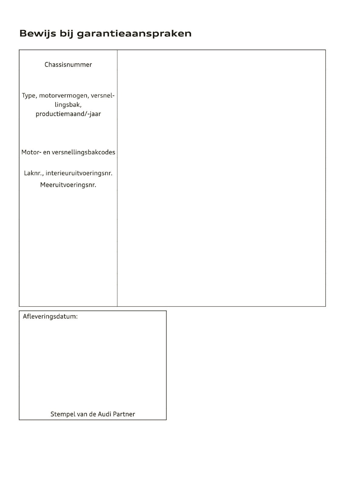 2021 Audi Q5 Owner's Manual | Dutch