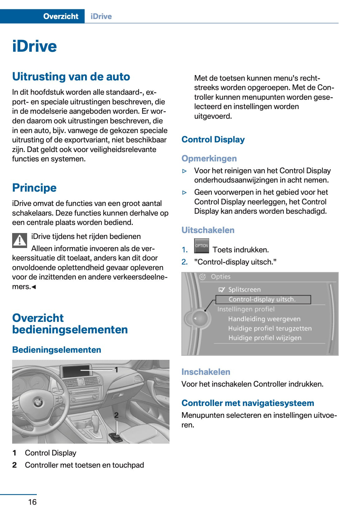 2013 BMW 1 Series Owner's Manual | Dutch
