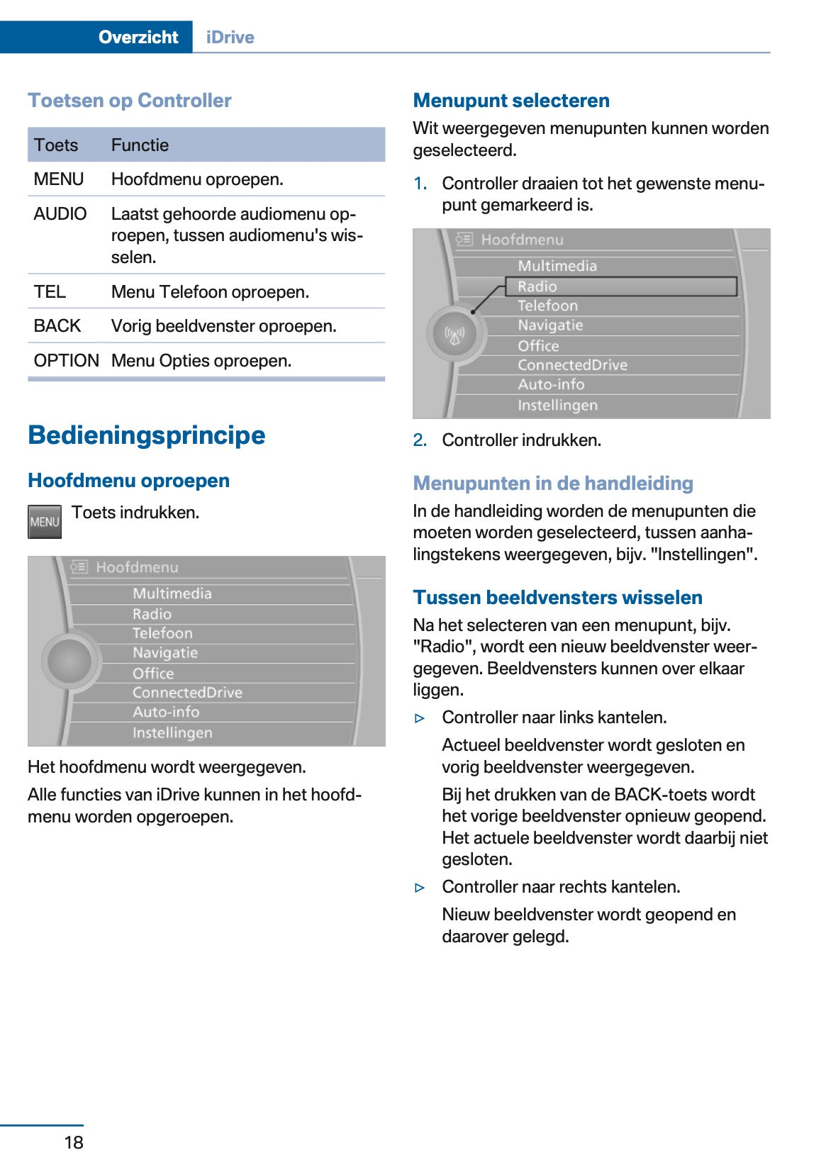 2013 BMW 1 Series Owner's Manual | Dutch