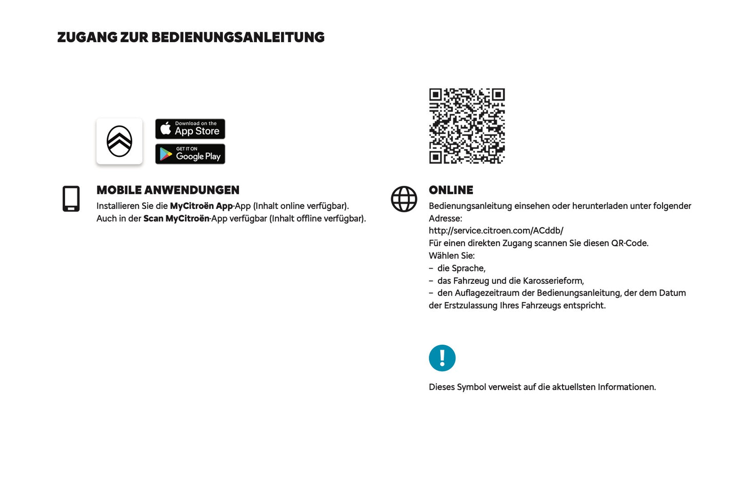 2024-2025 Citroën C3 Aircross Bedienungsanleitung | Deutsch