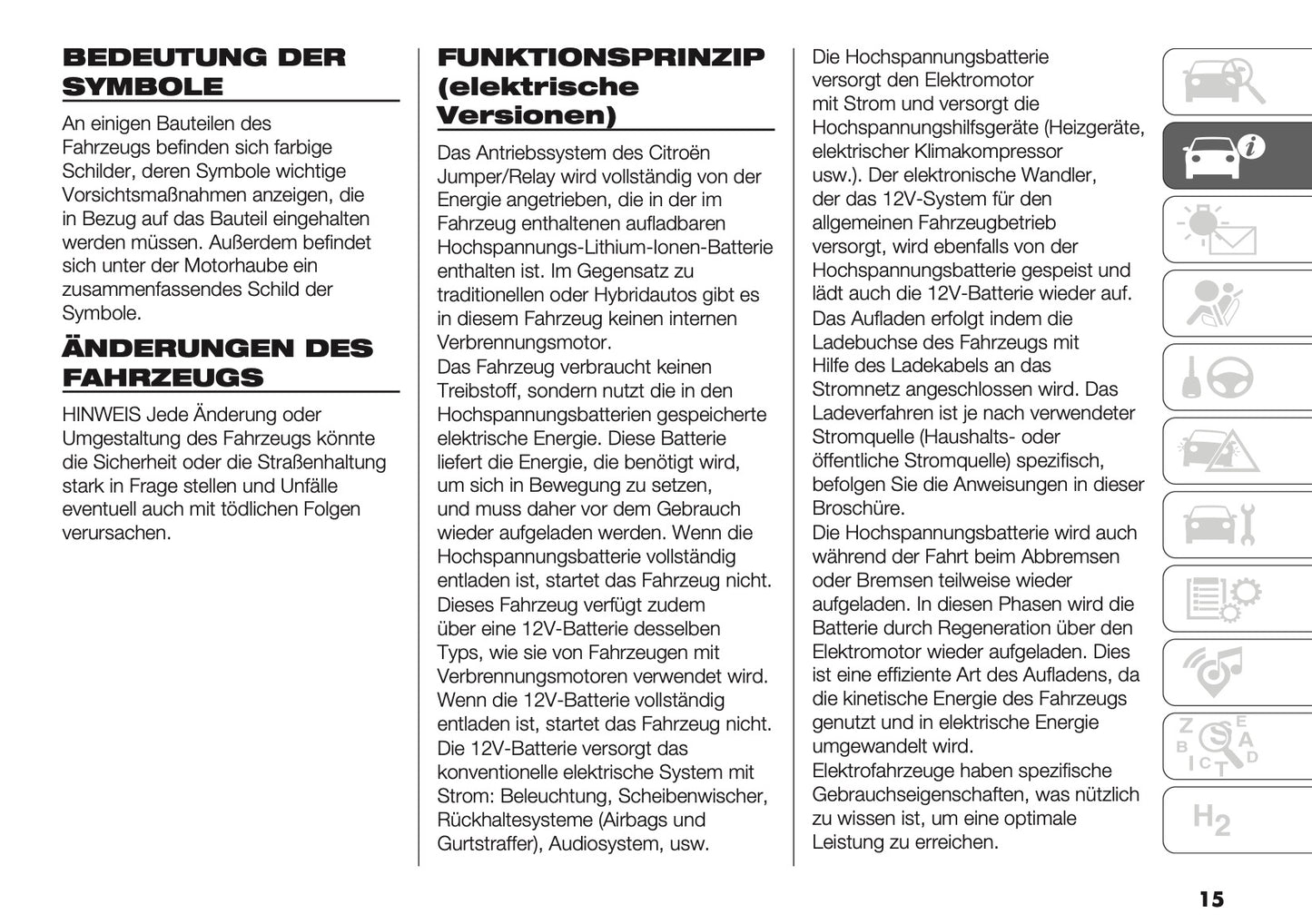 2024-2025 Citroën Jumper/Relay Bedienungsanleitung | Deutsch