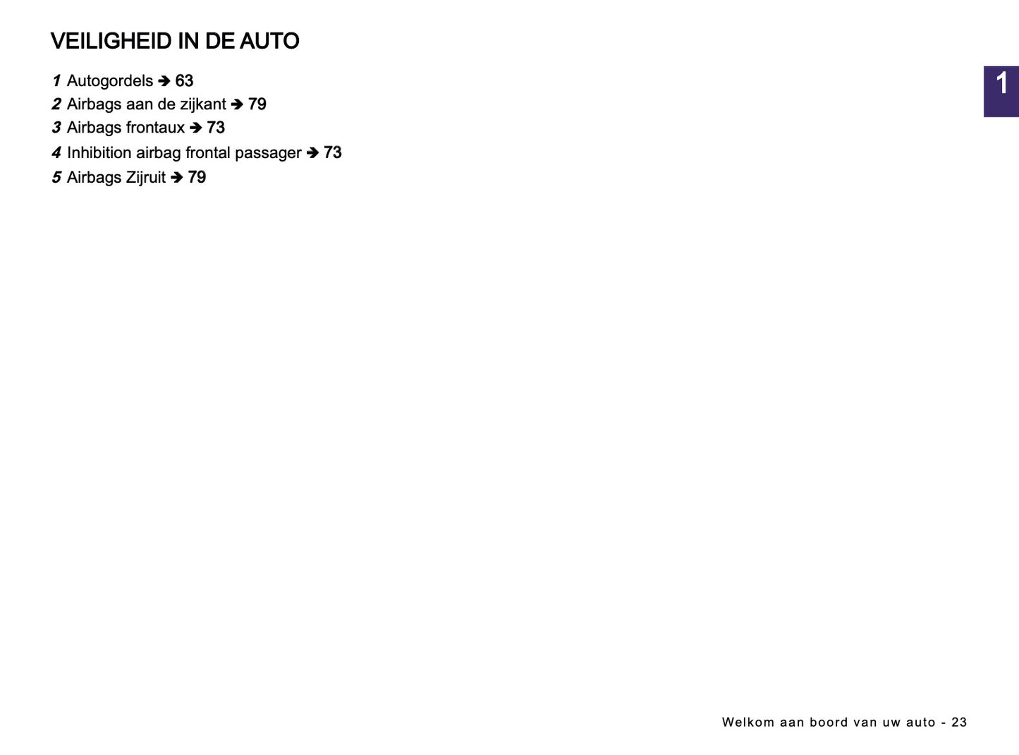 2023-2024 Dacia Sandero/Sandero Stepway/Logan/Jogger Owner's Manual | Dutch