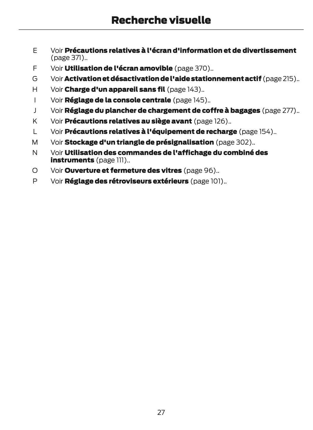 2024-2025 Ford Capri Owner's Manual | French