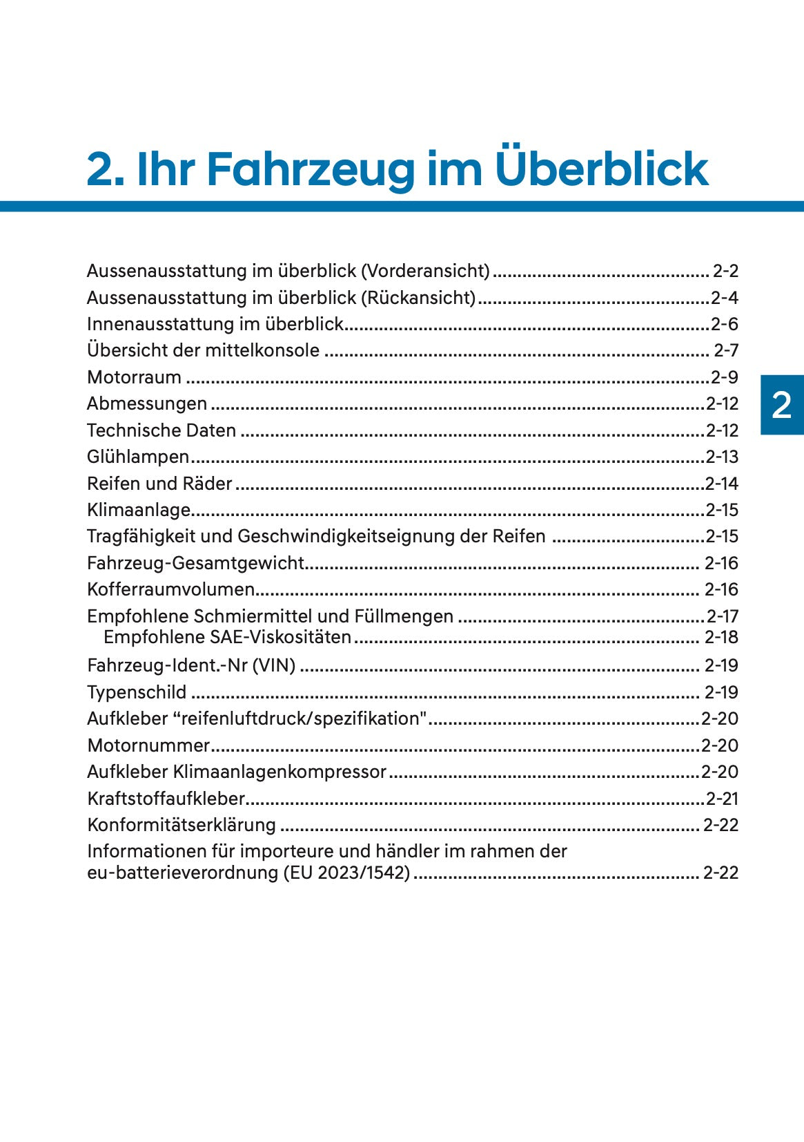 2024 Hyundai i10 Owner's Manual | German