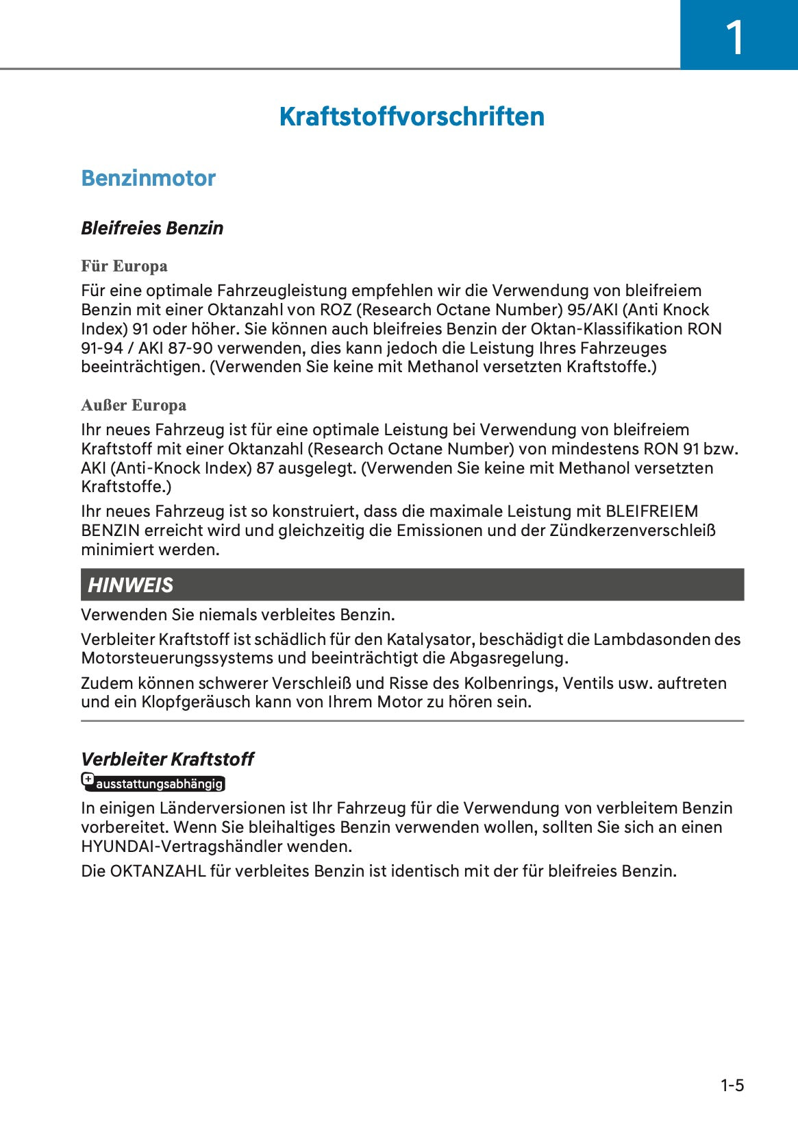 2025 Hyundai Kona Owner's Manual | German