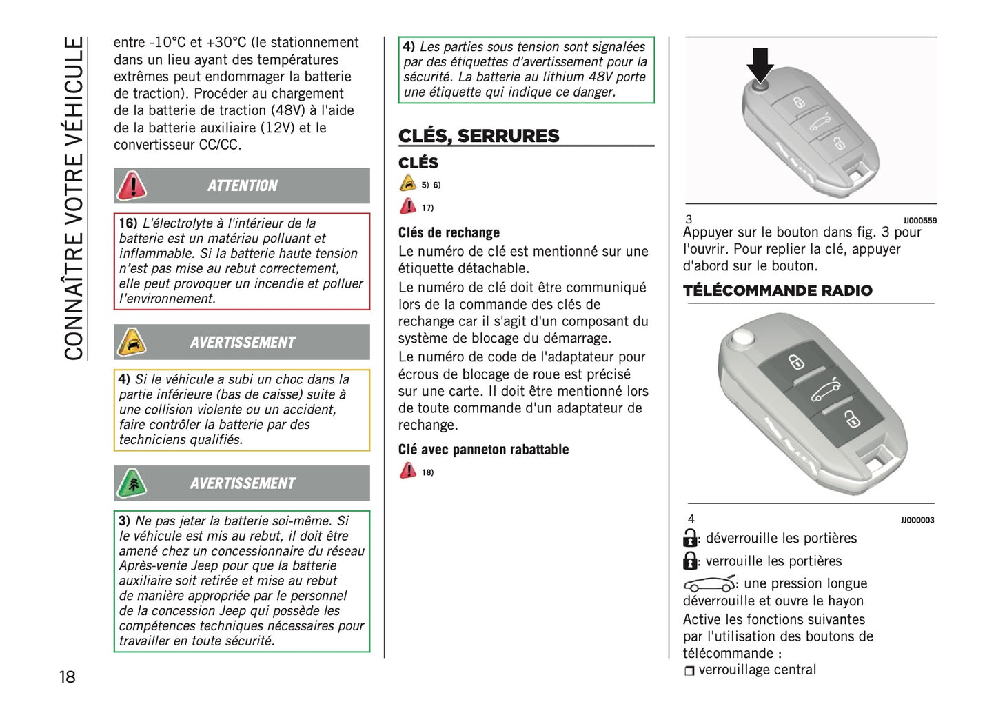 2024-2025 Jeep Avenger Owner's Manual | French