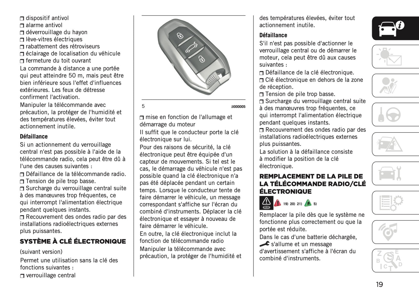 2024-2025 Jeep Avenger Owner's Manual | French