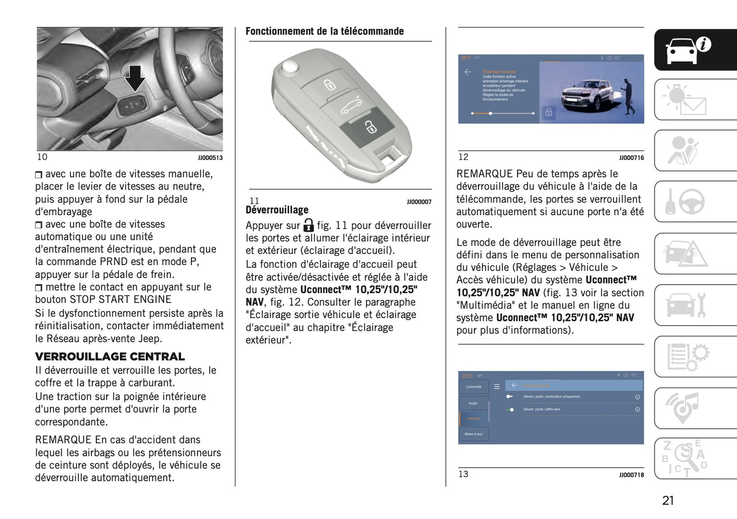 2024-2025 Jeep Avenger Owner's Manual | French