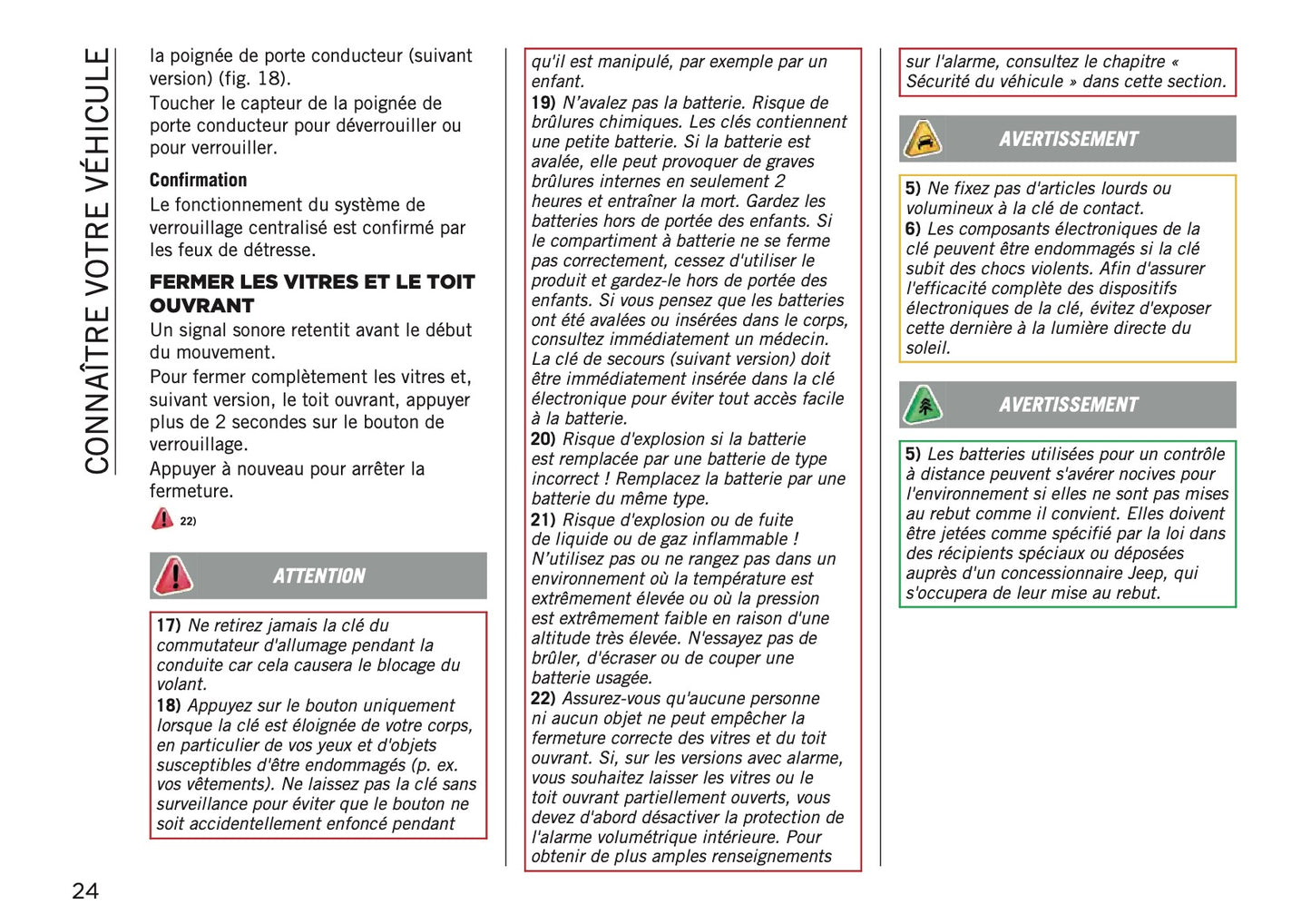 2024-2025 Jeep Avenger Owner's Manual | French