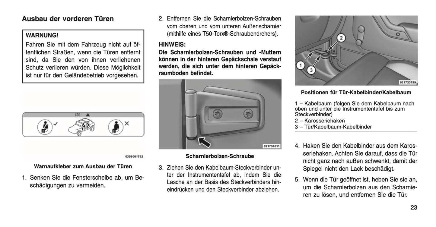 2015 Jeep Wrangler Bedienungsanleitung | Deutsch