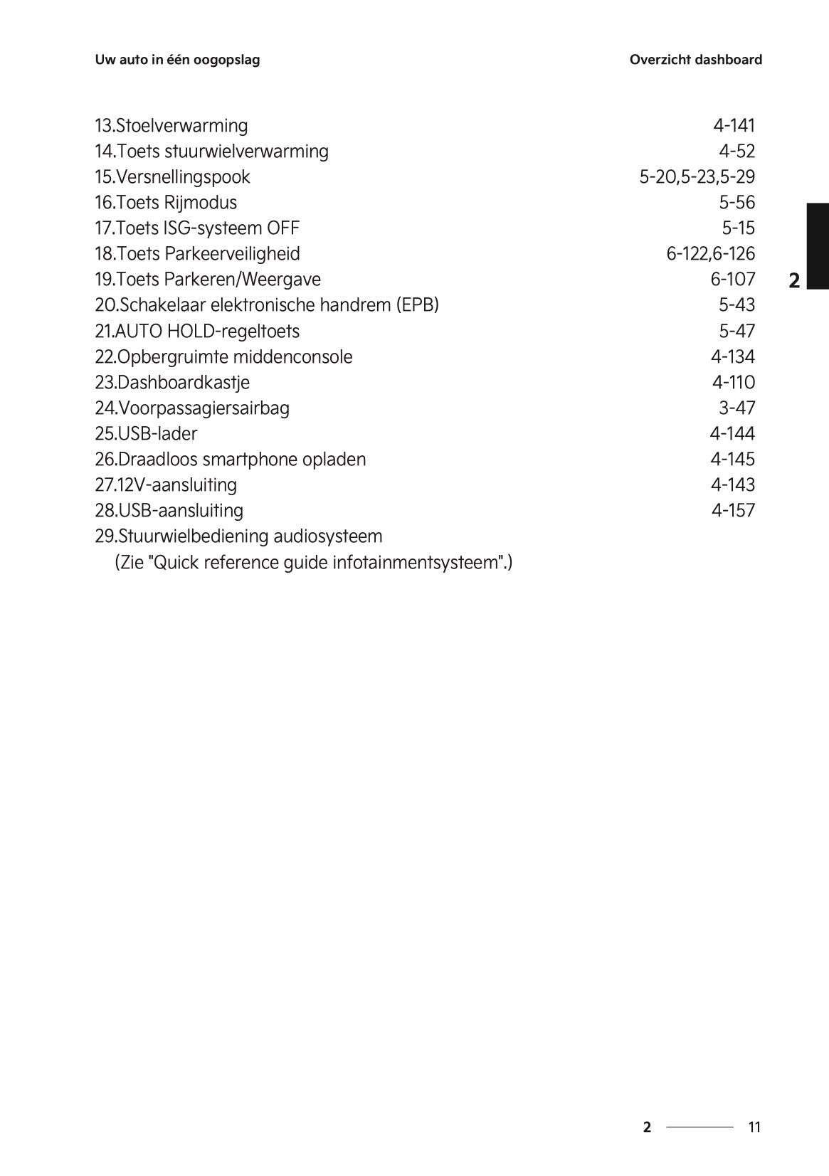 2024-2025 Kia Ceed/ProCeed/XCeed Owner's Manual | Dutch