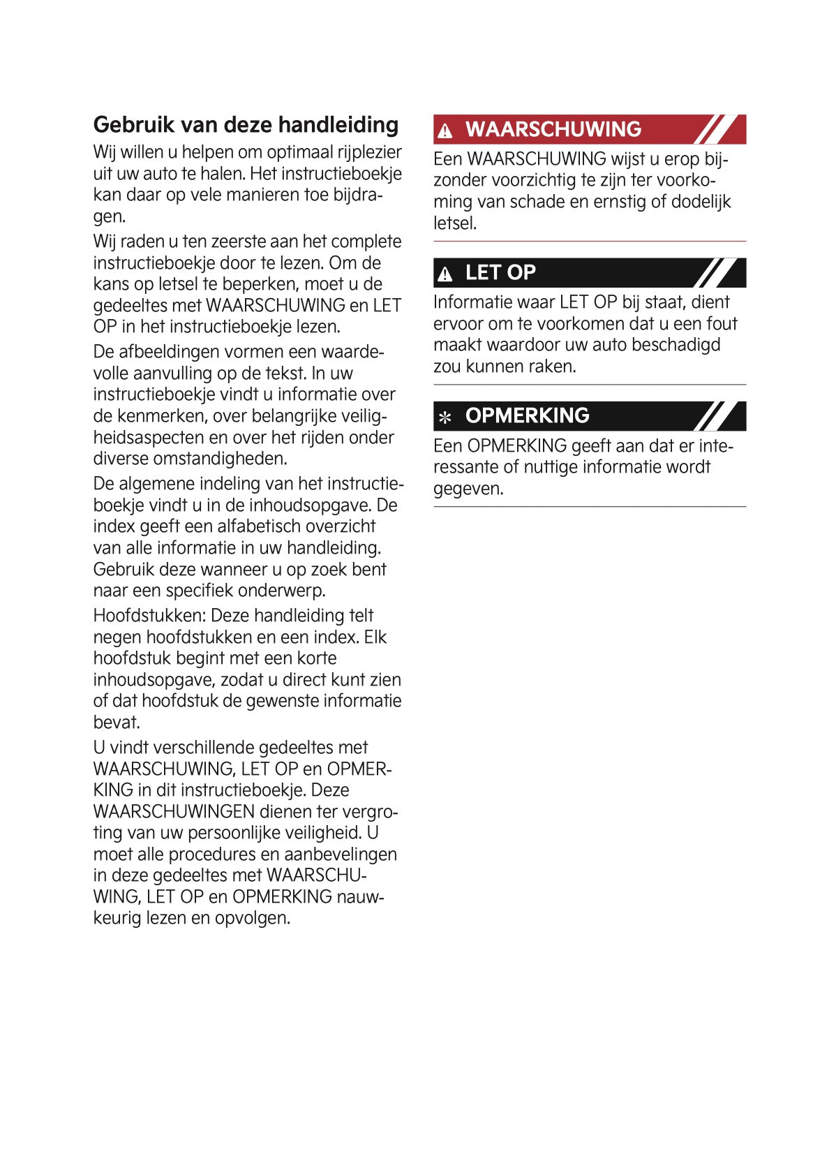 2024-2025 Kia Ceed/ProCeed/XCeed Owner's Manual | Dutch