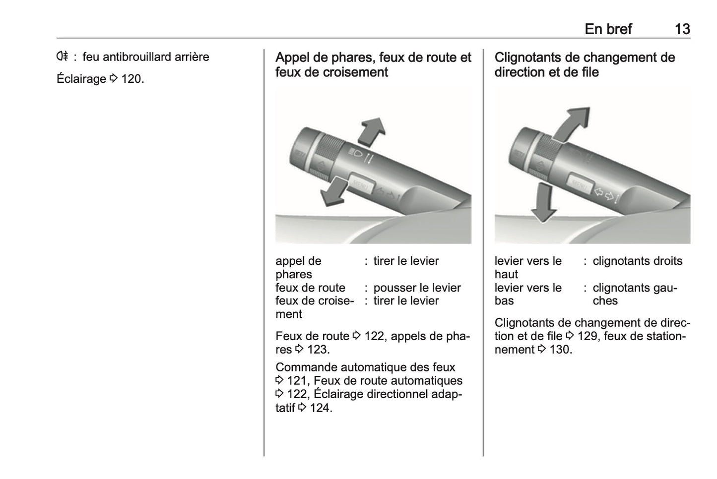 2016 Opel Cascada Owner's Manual | French
