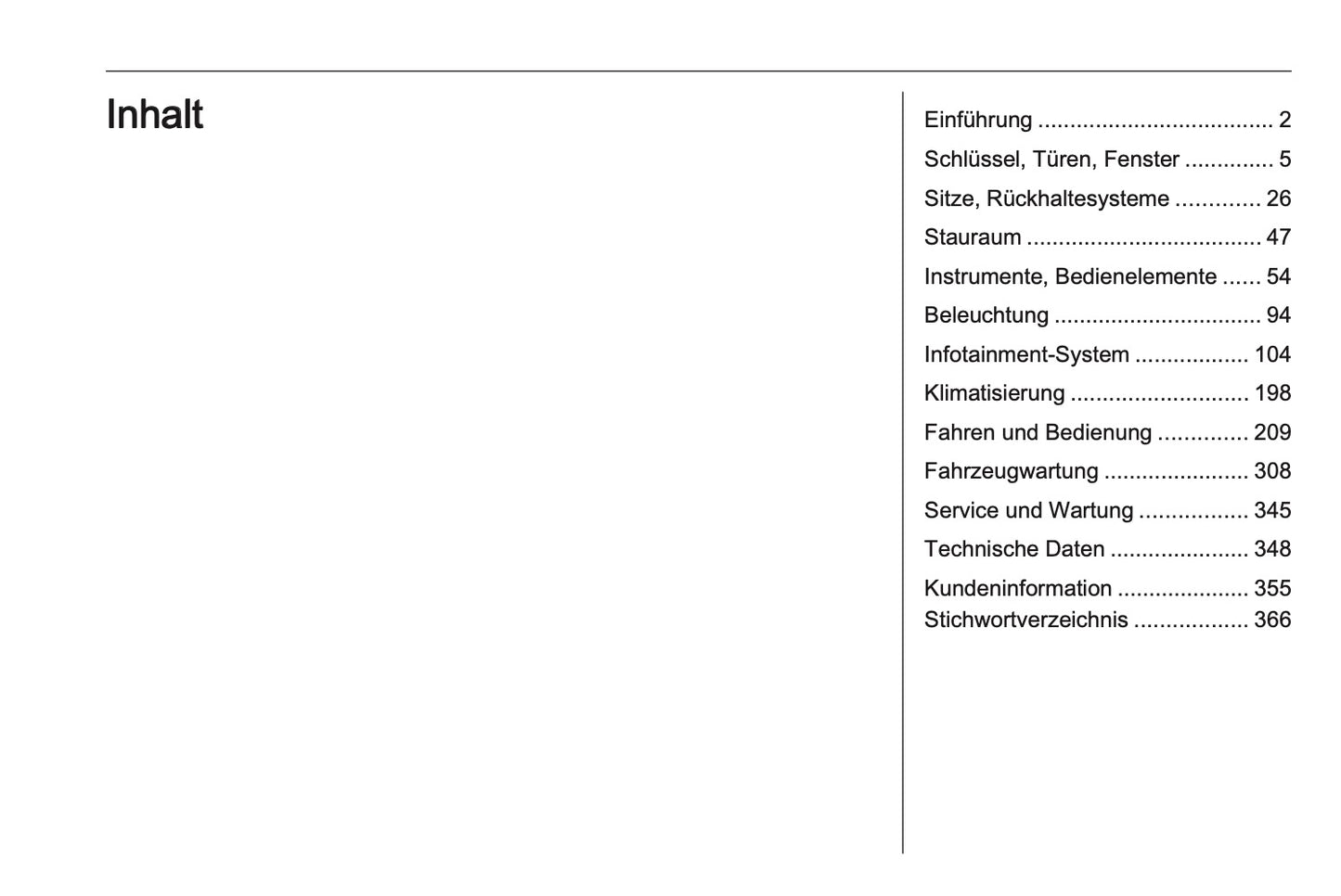 2023-2025 Opel Corsa Owner's Manual | German