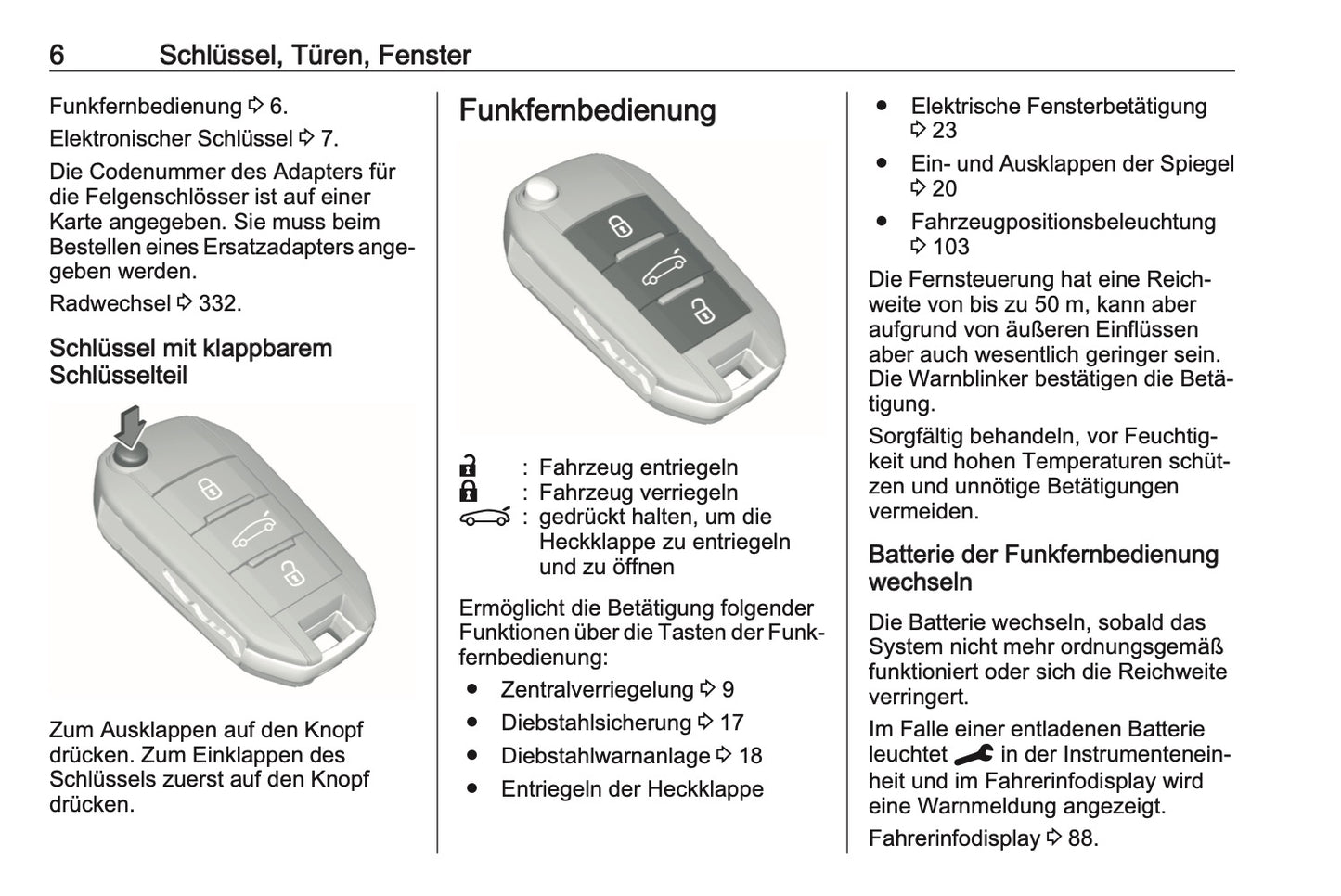 2023-2025 Opel Corsa Owner's Manual | German