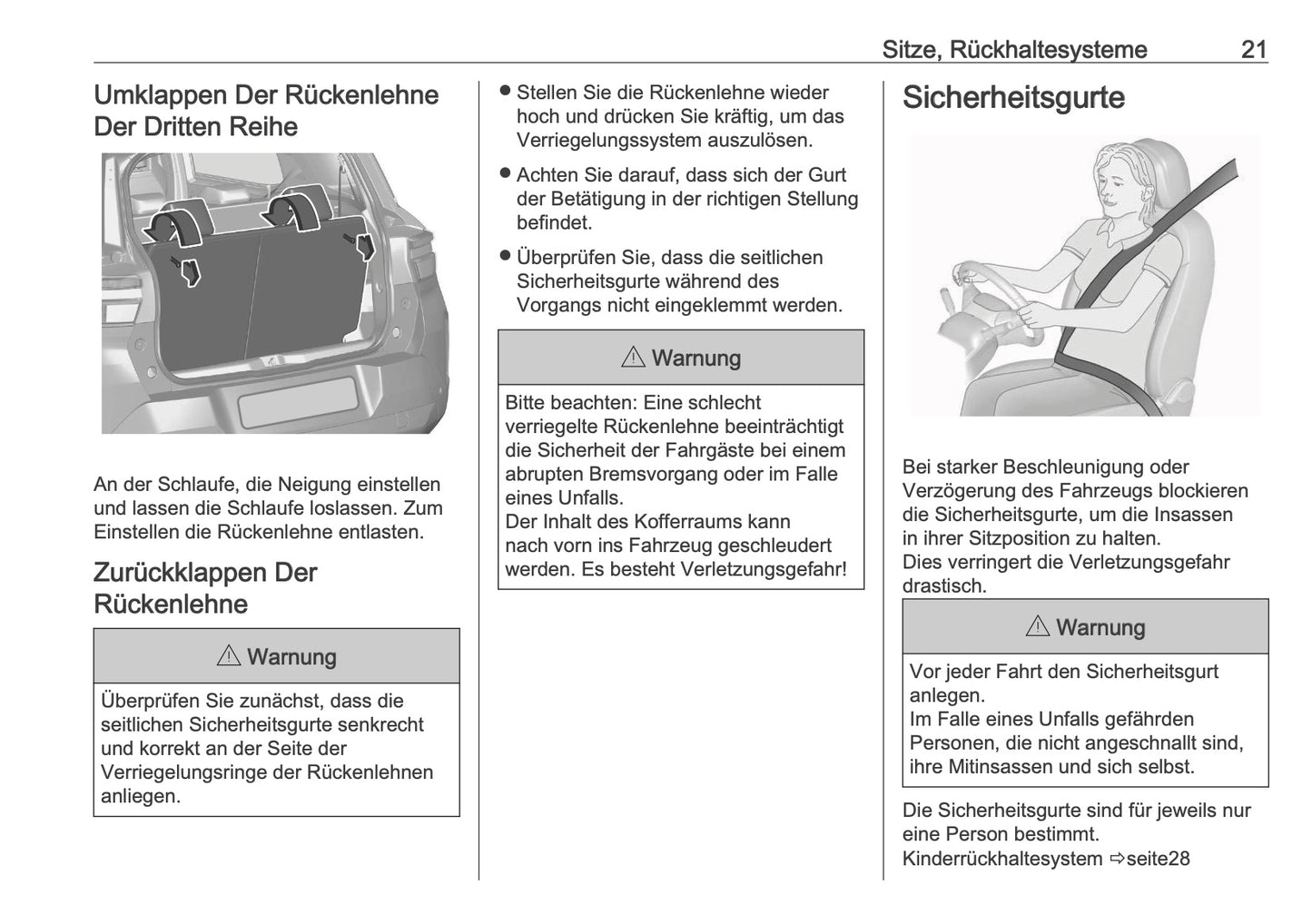 2025 Opel Frontera Bedienungsanleitung | Deutsch