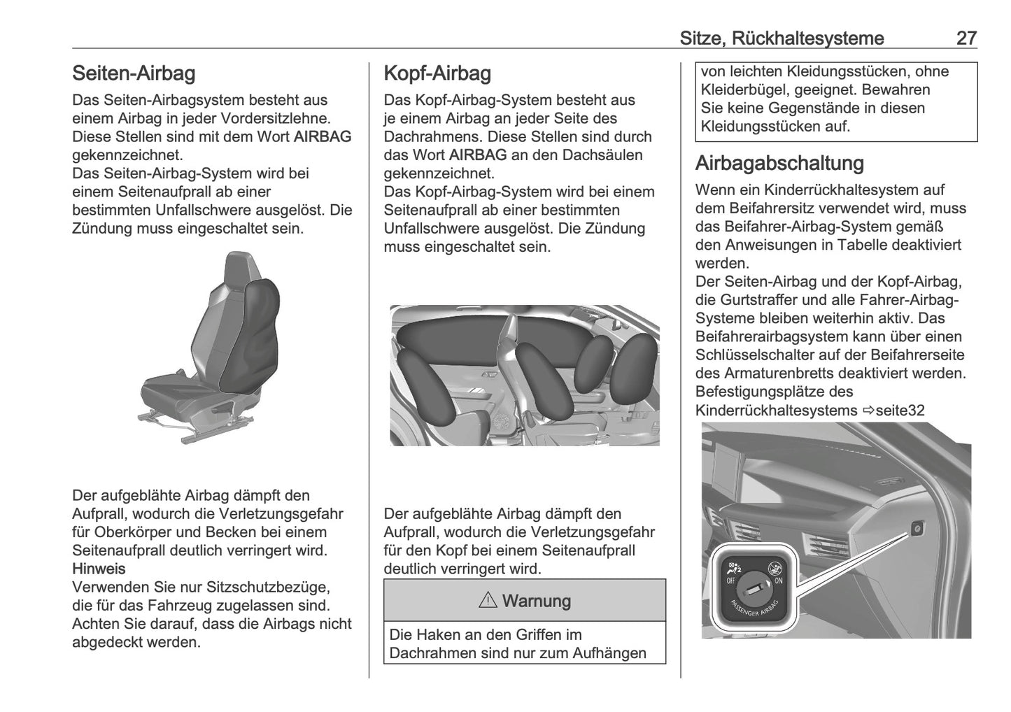 2025 Opel Frontera Bedienungsanleitung | Deutsch