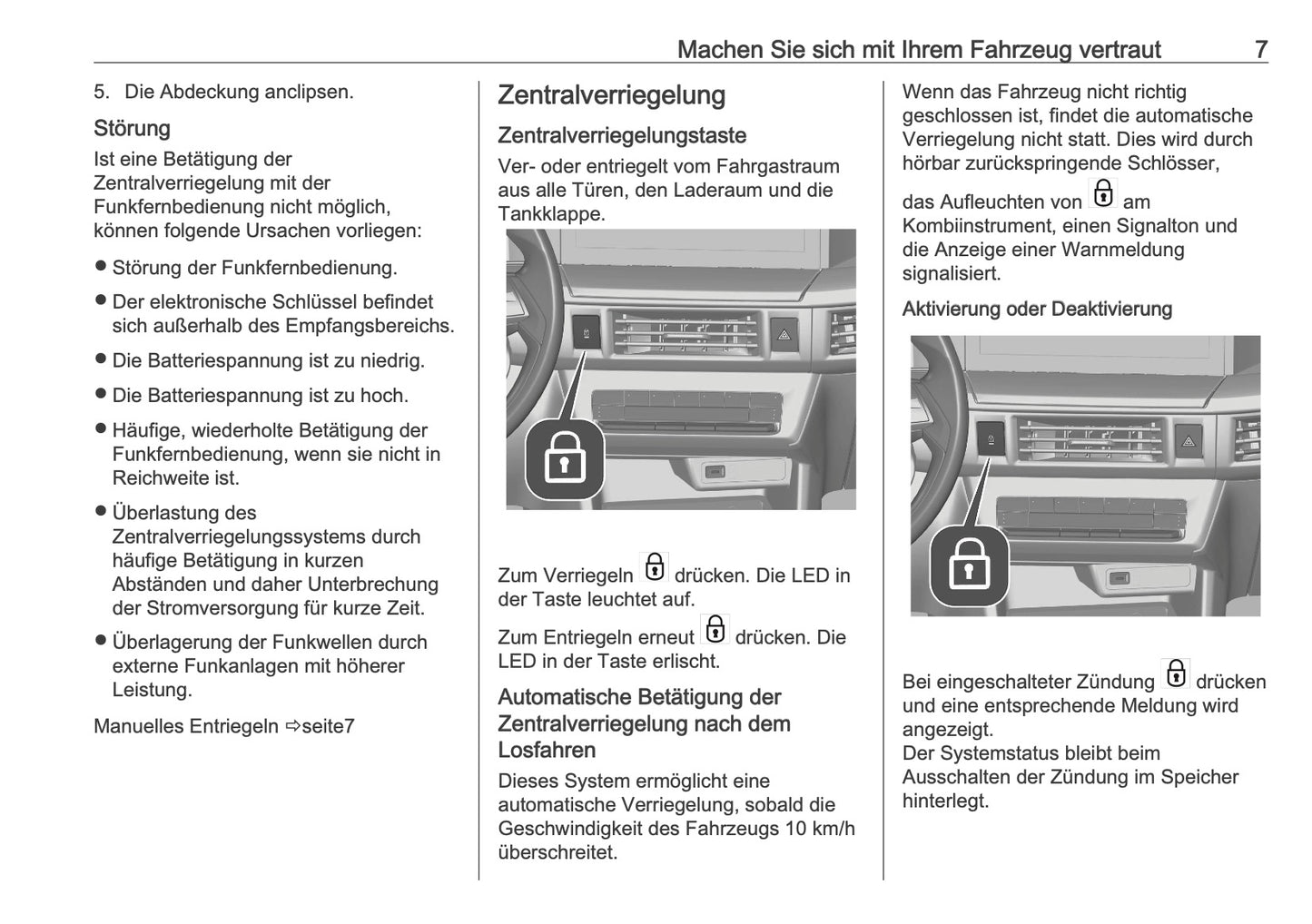 2025 Opel Frontera Bedienungsanleitung | Deutsch