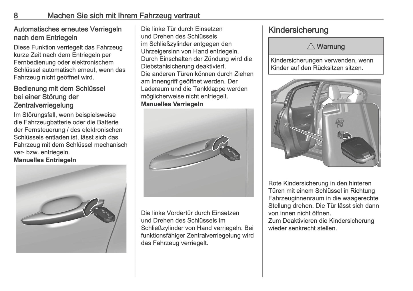 2025 Opel Frontera Bedienungsanleitung | Deutsch