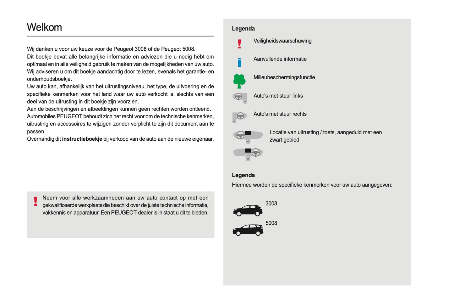 2023-2024 Peugeot 3008/5008 Bedienungsanleitung | Niederländisch