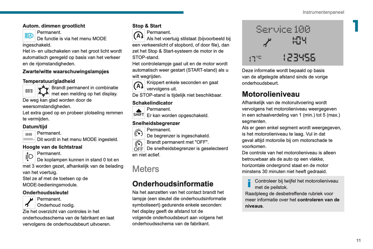2019-2020 Peugeot Boxer Owner's Manual | Dutch