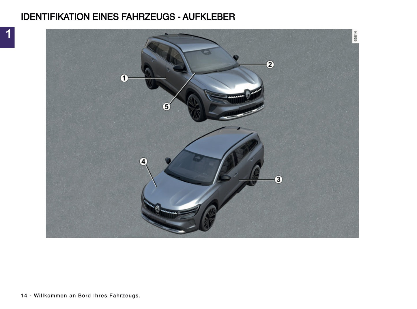 2024 Renault Espace Bedienungsanleitung | Deutsch