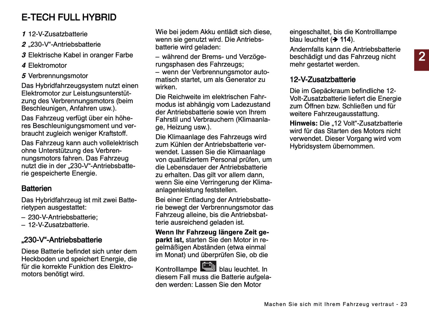 2024-2025 Renault Symbioz Bedienungsanleitung | Deutsch
