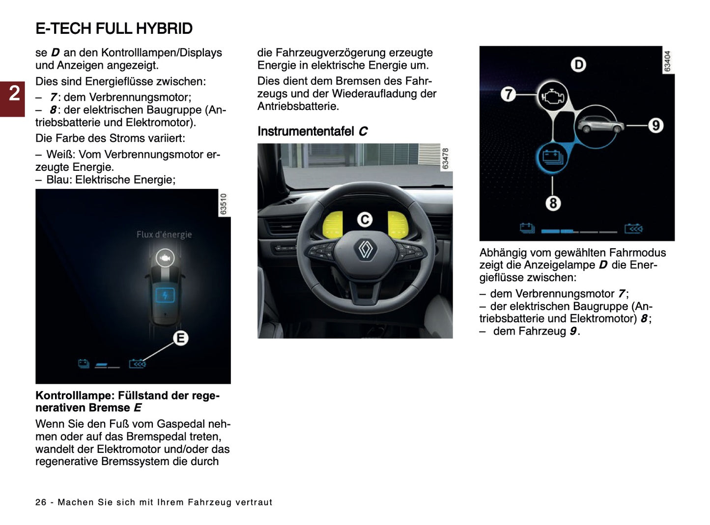 2024-2025 Renault Symbioz Bedienungsanleitung | Deutsch