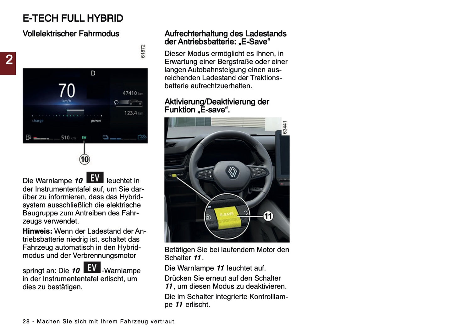 2024-2025 Renault Symbioz Bedienungsanleitung | Deutsch