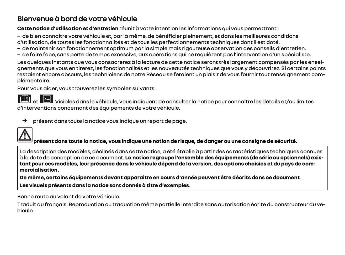 2024-2025 Renault Trafic Owner's Manual | French