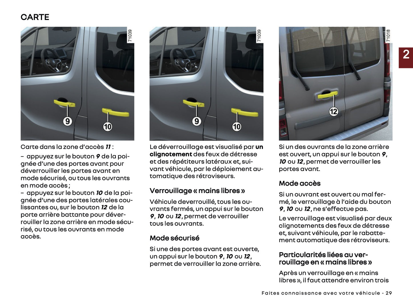 2024-2025 Renault Trafic Owner's Manual | French