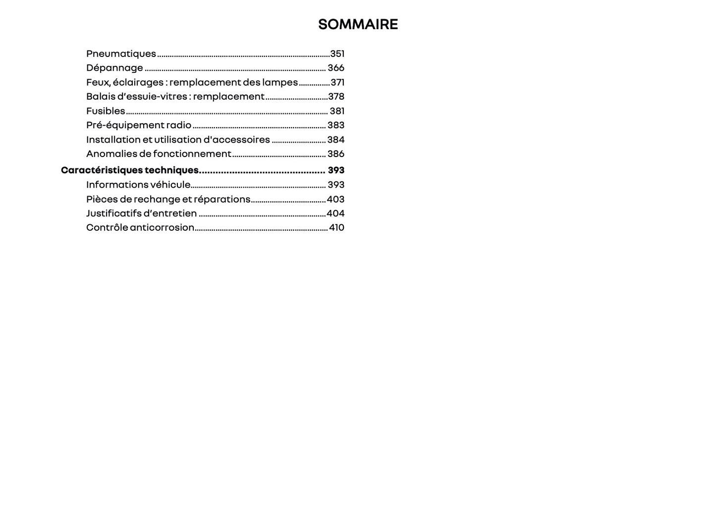 2024-2025 Renault Trafic Owner's Manual | French