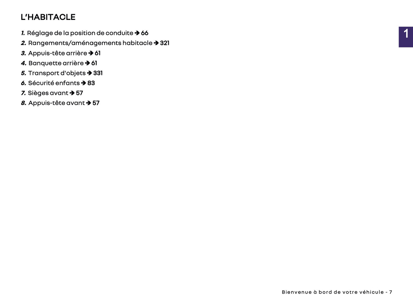 2024-2025 Renault Trafic Owner's Manual | French