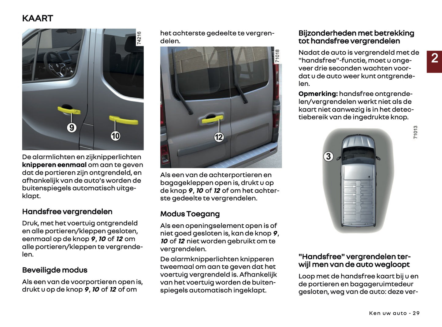 2025-2026 Renault Trafic Owner's Manual | Dutch
