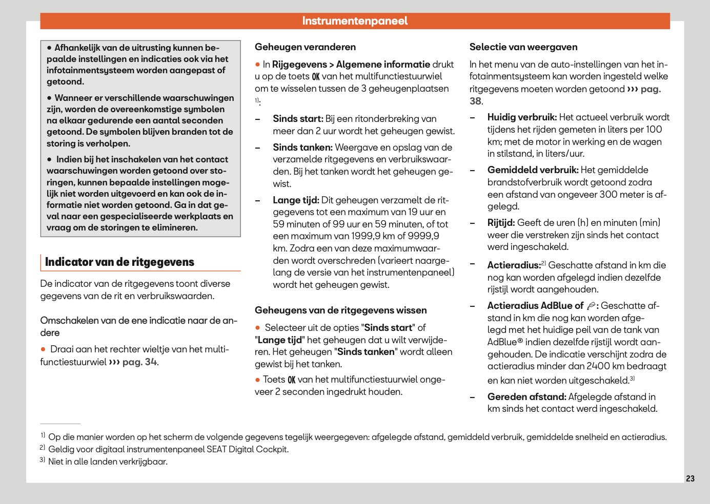 2025 Seat Ateca Owner's Manual | Dutch