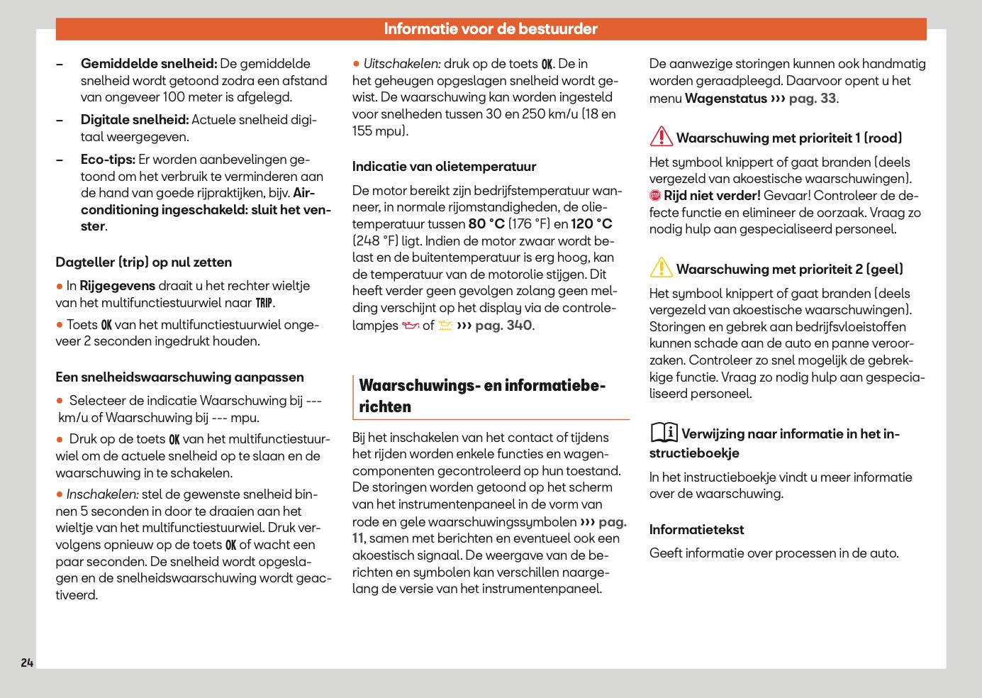 2025 Seat Ateca Owner's Manual | Dutch