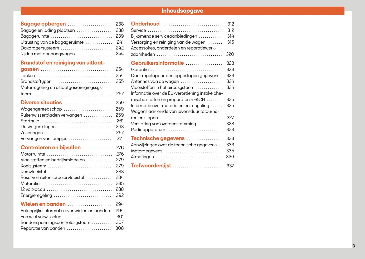 2025 Seat Ibiza Owner's Manual | Dutch