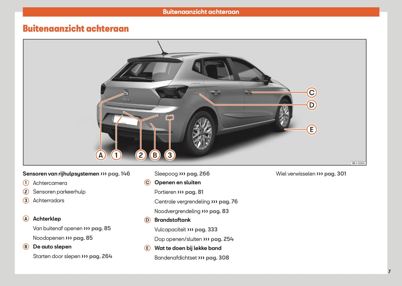 2025 Seat Ibiza Owner's Manual | Dutch