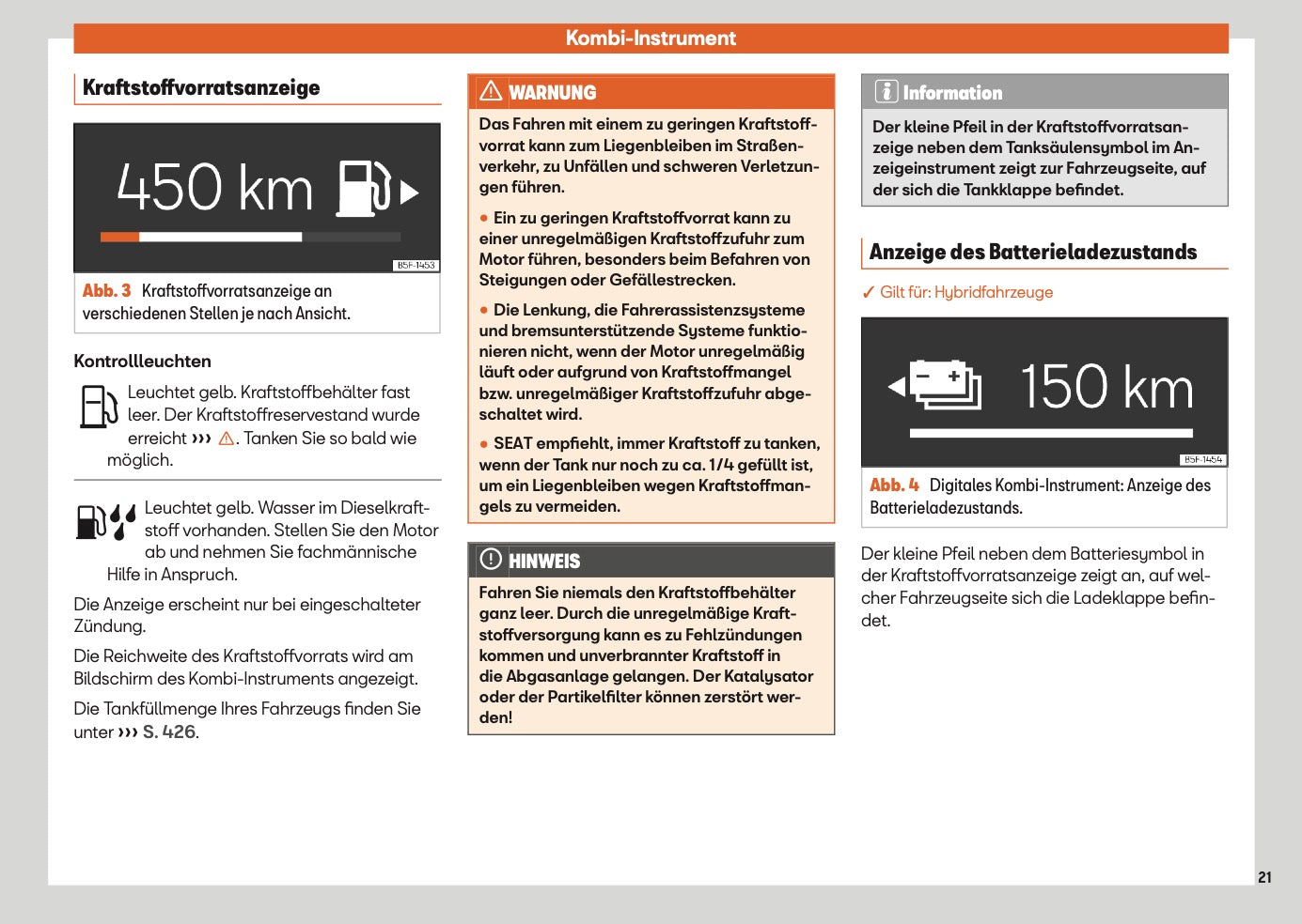 2025 Seat Leon/Leon Sportstourer Bedienungsanleitung | Deutsch