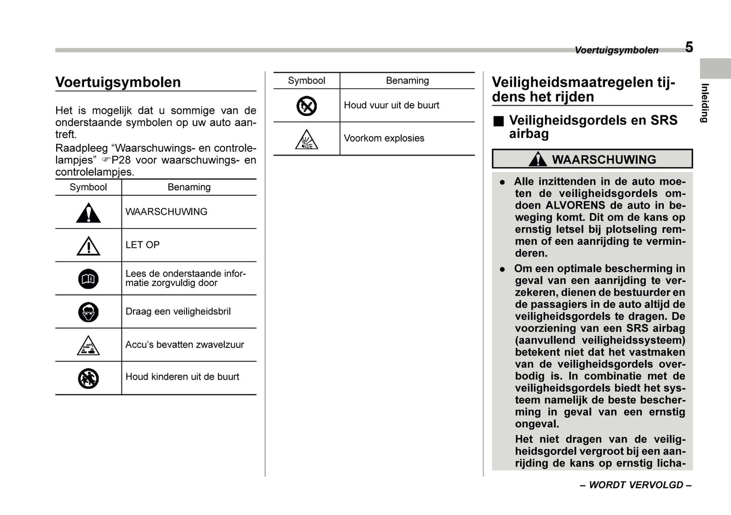 2022 Subaru Outback Owner's Manual | Dutch