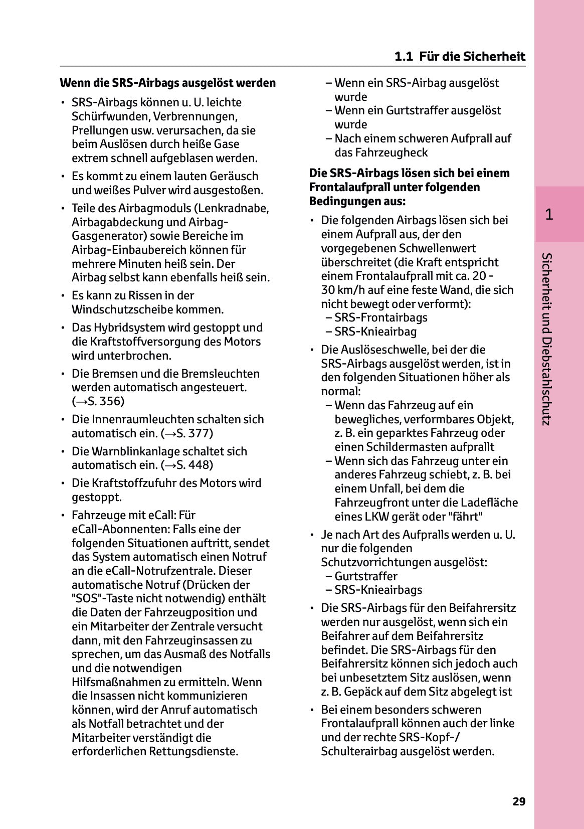 2024-2025 Toyota C-HR Hybrid Bedienungsanleitung | Deutsch