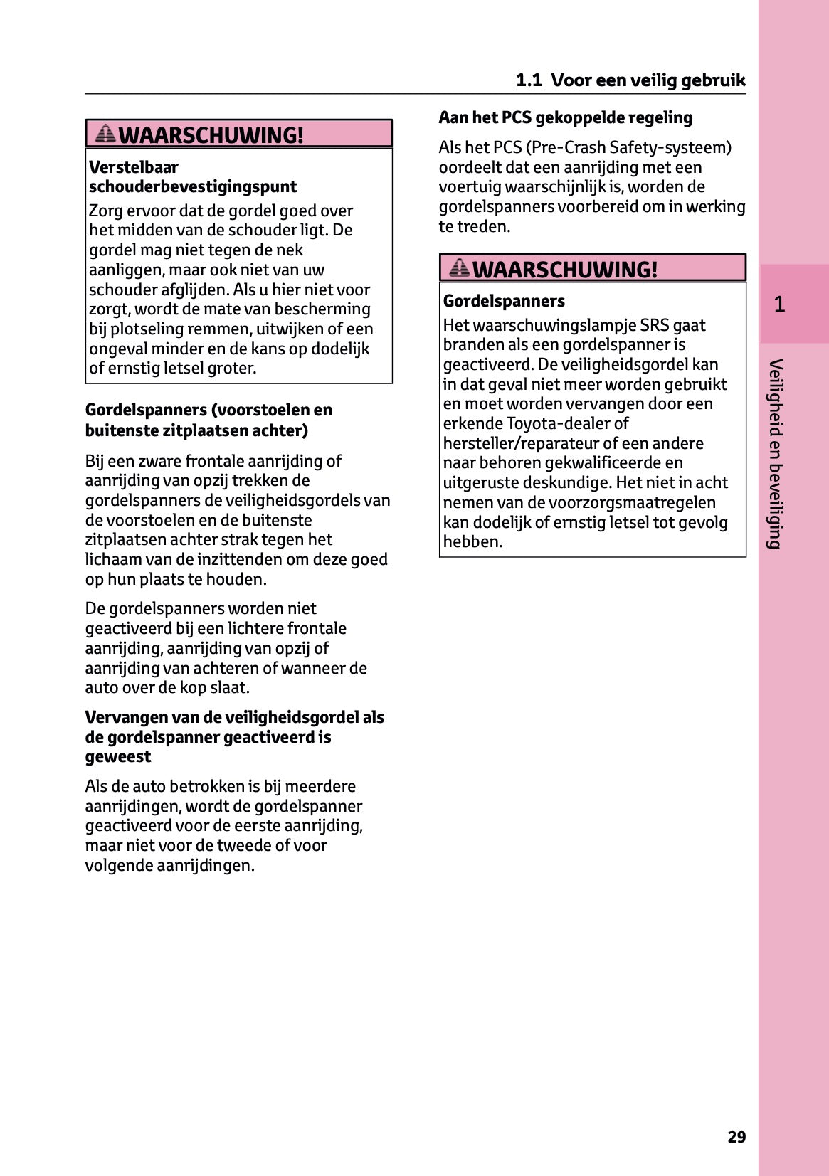 2025 Toyota Corolla Cross Hybrid Owner's Manual | Dutch