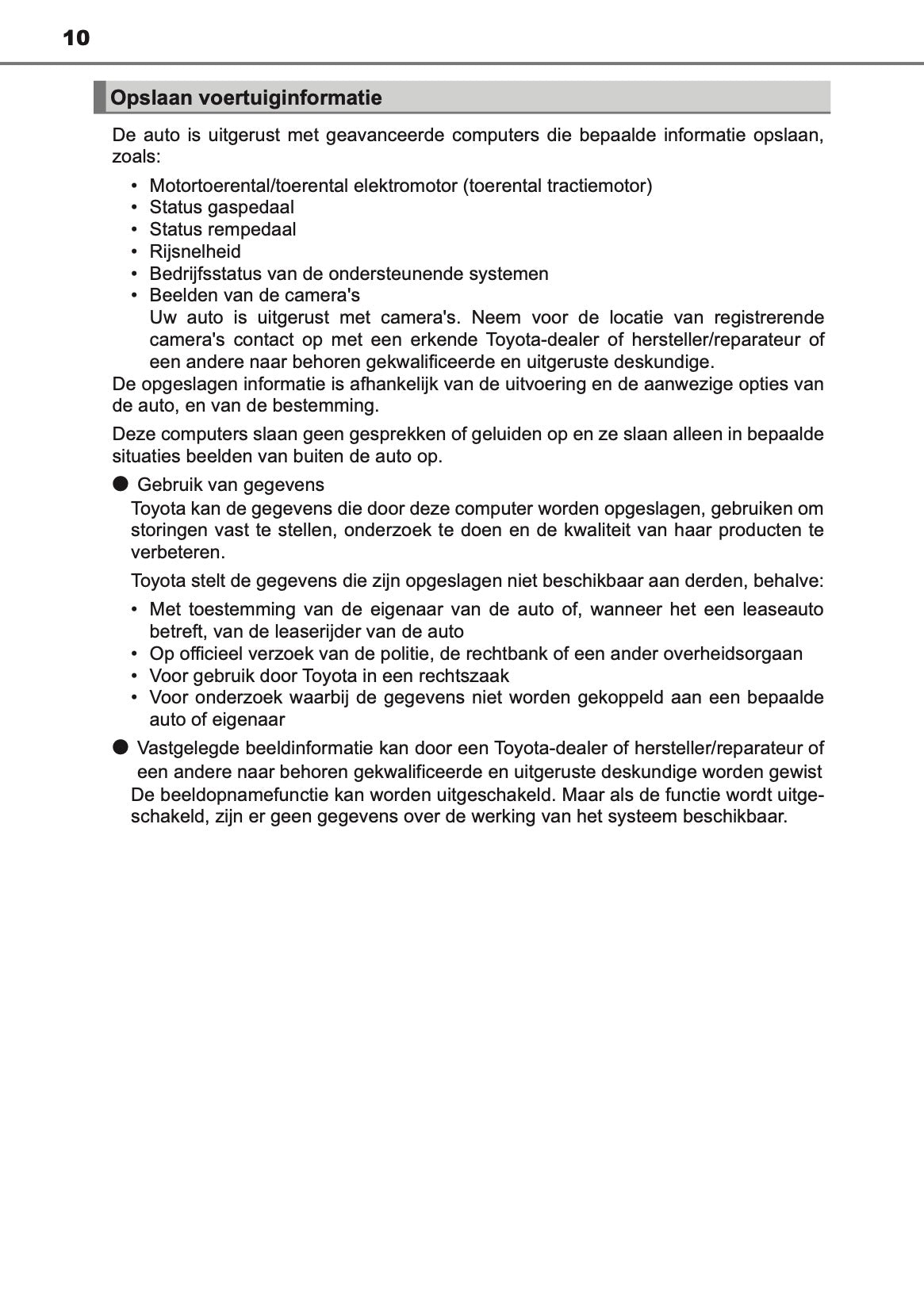 2020-2021 Toyota Land Cruiser 150 Owner's Manual | Dutch