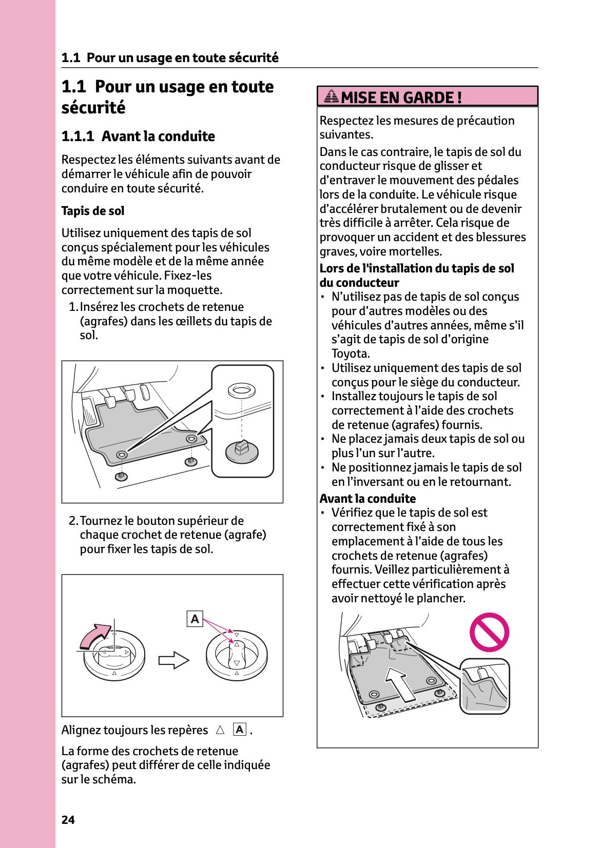 2025 Toyota GR Yaris Owner's Manual | French