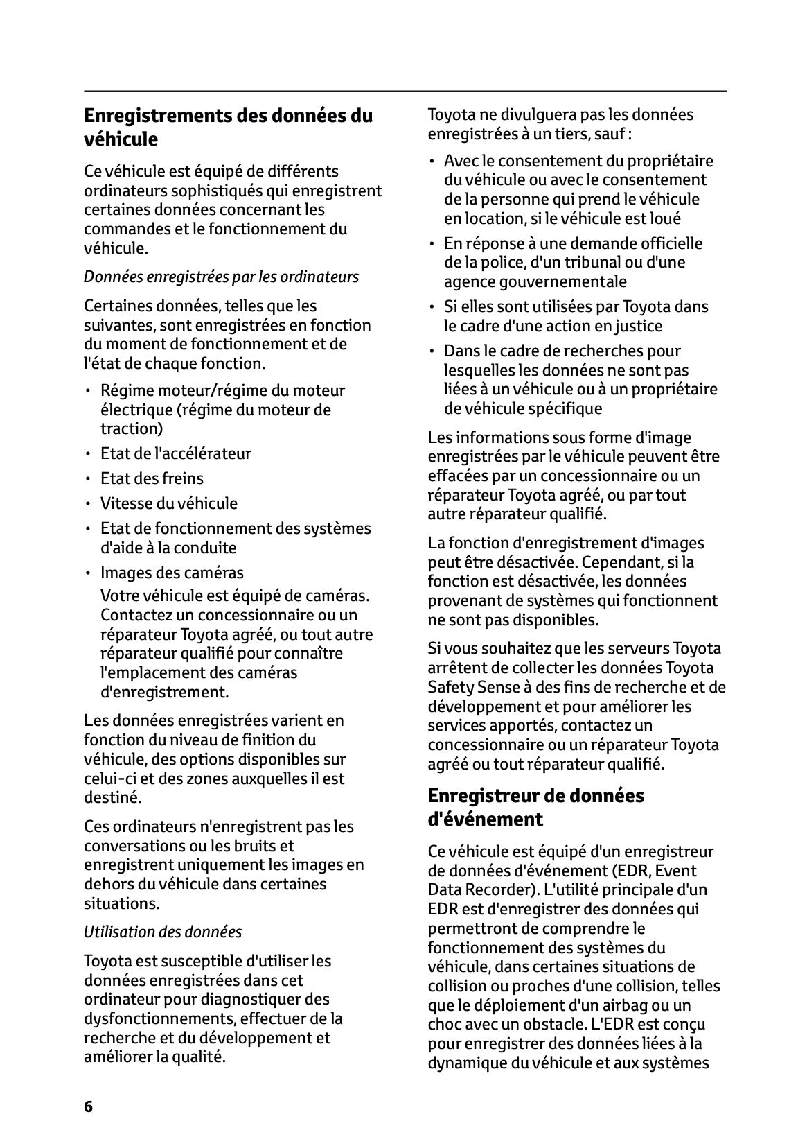 2025 Toyota GR Yaris Owner's Manual | French